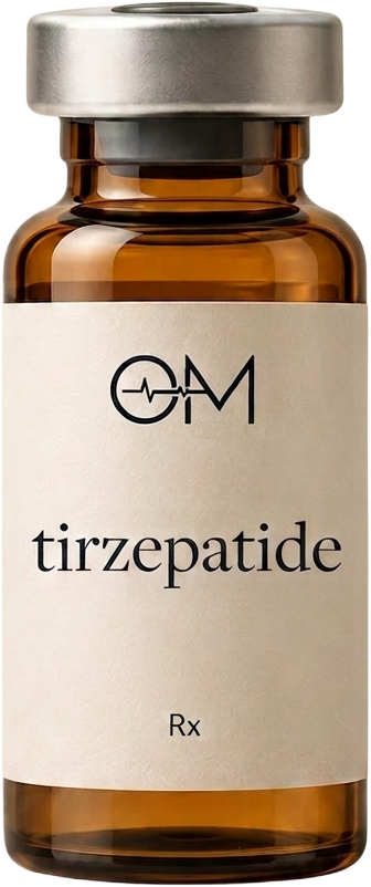 oMeds Tirzepatide prescription vial