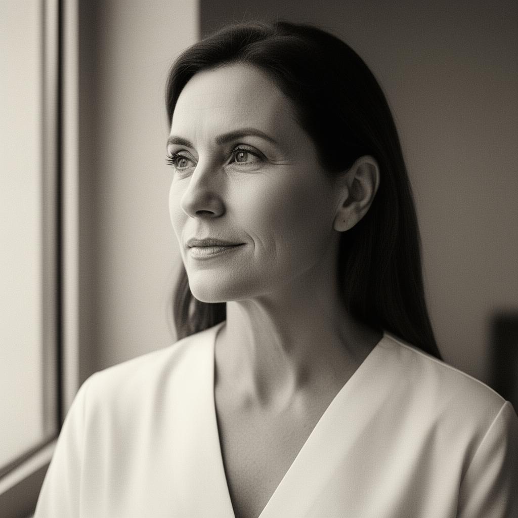 Dr. Laura Purdy in natural light — editorial portrait